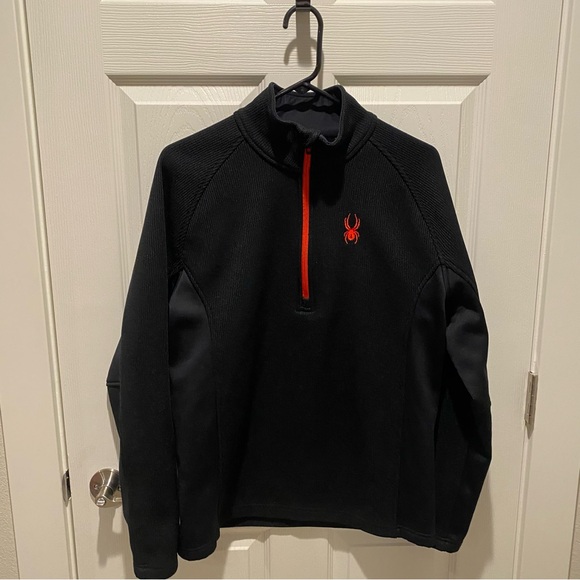 Men’s Large Spyder Half-Zip Fleece Pullover - Picture 2 of 16
